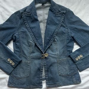 Banana Republic 90s Denim Jean Jacket/Blazer